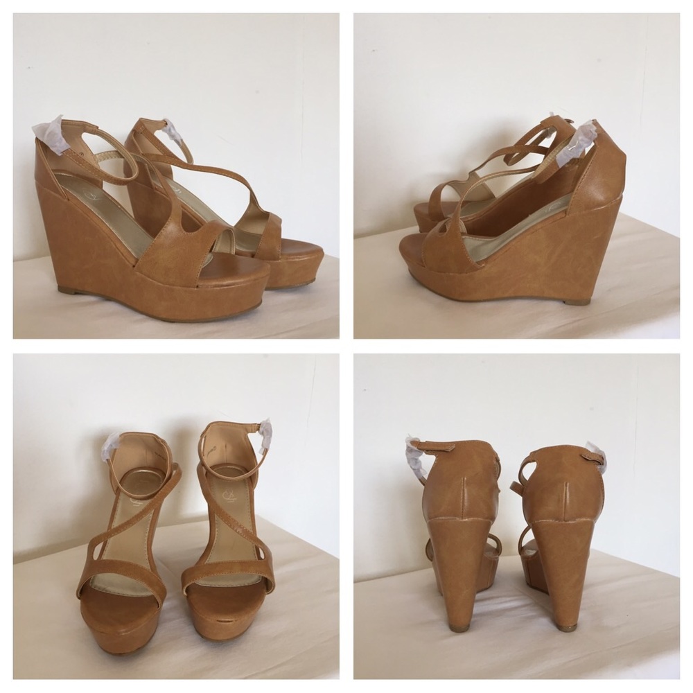 🆕 🎁 💝 Ladies platform wedge size 7 4 inches high